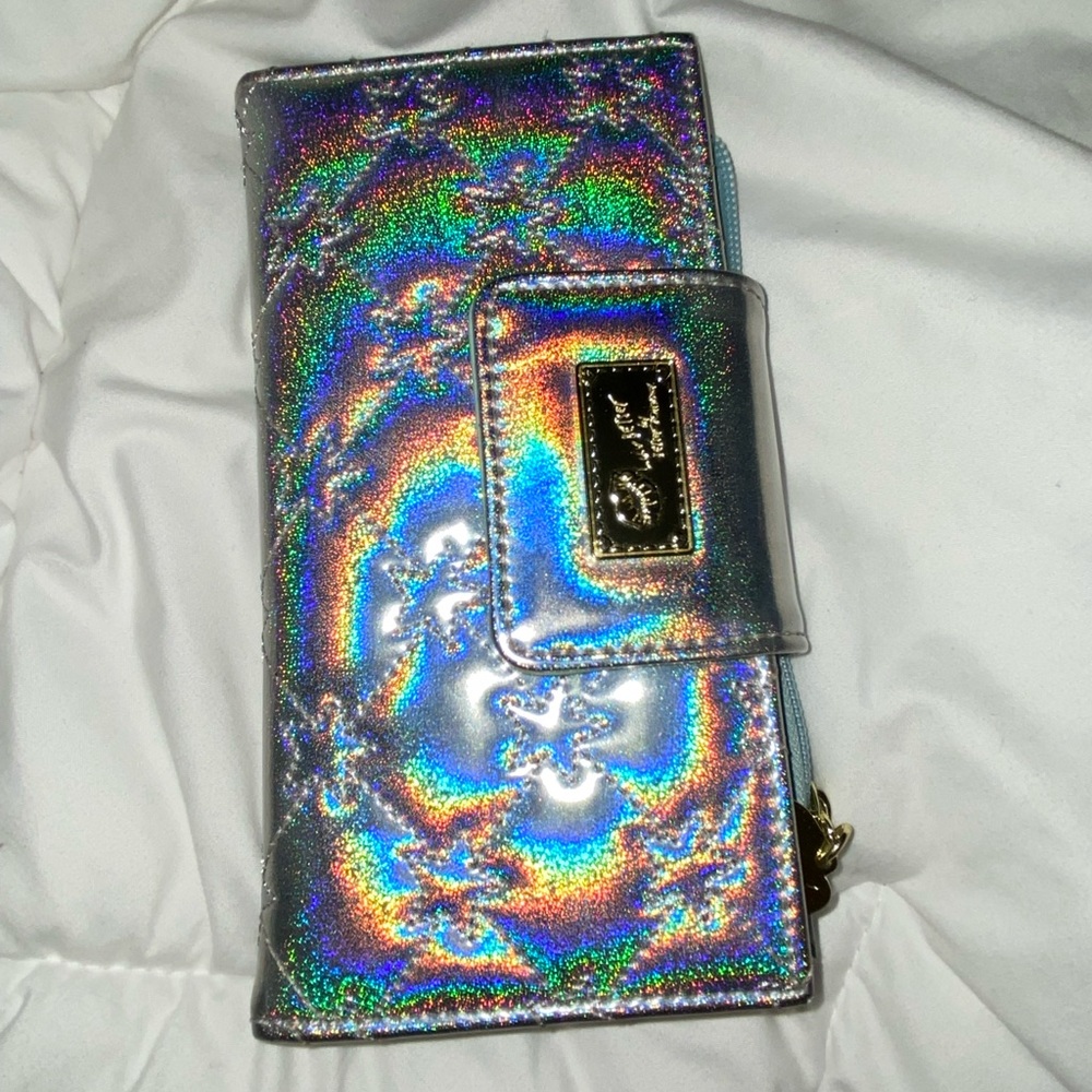 Betsey Johnson Holographic wallet